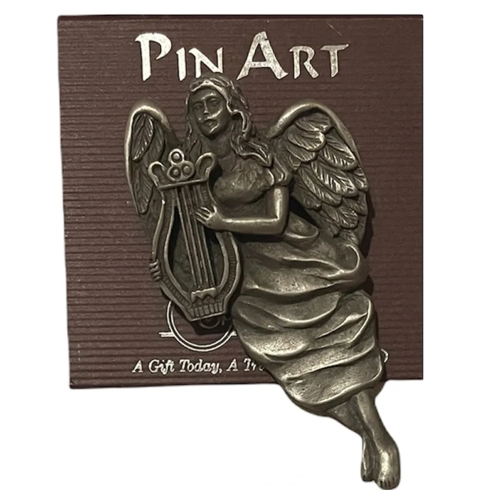 Handcrafted Heavenly Angel Handcrafted Brooch Pin